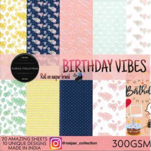 Birthday Vibes Paper Pack 12 by 12