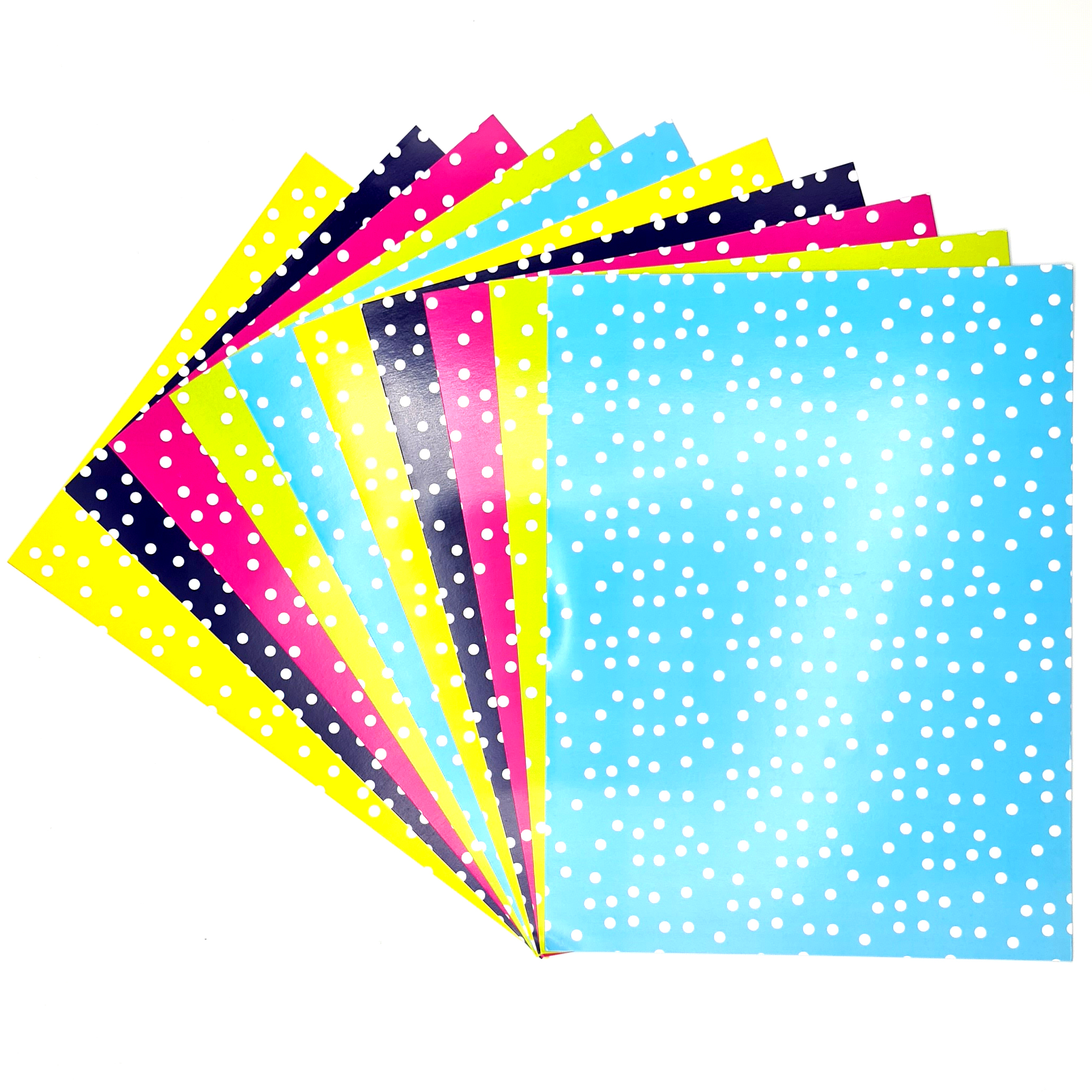 10 Sheets of Colorful Blast Pattern Paper