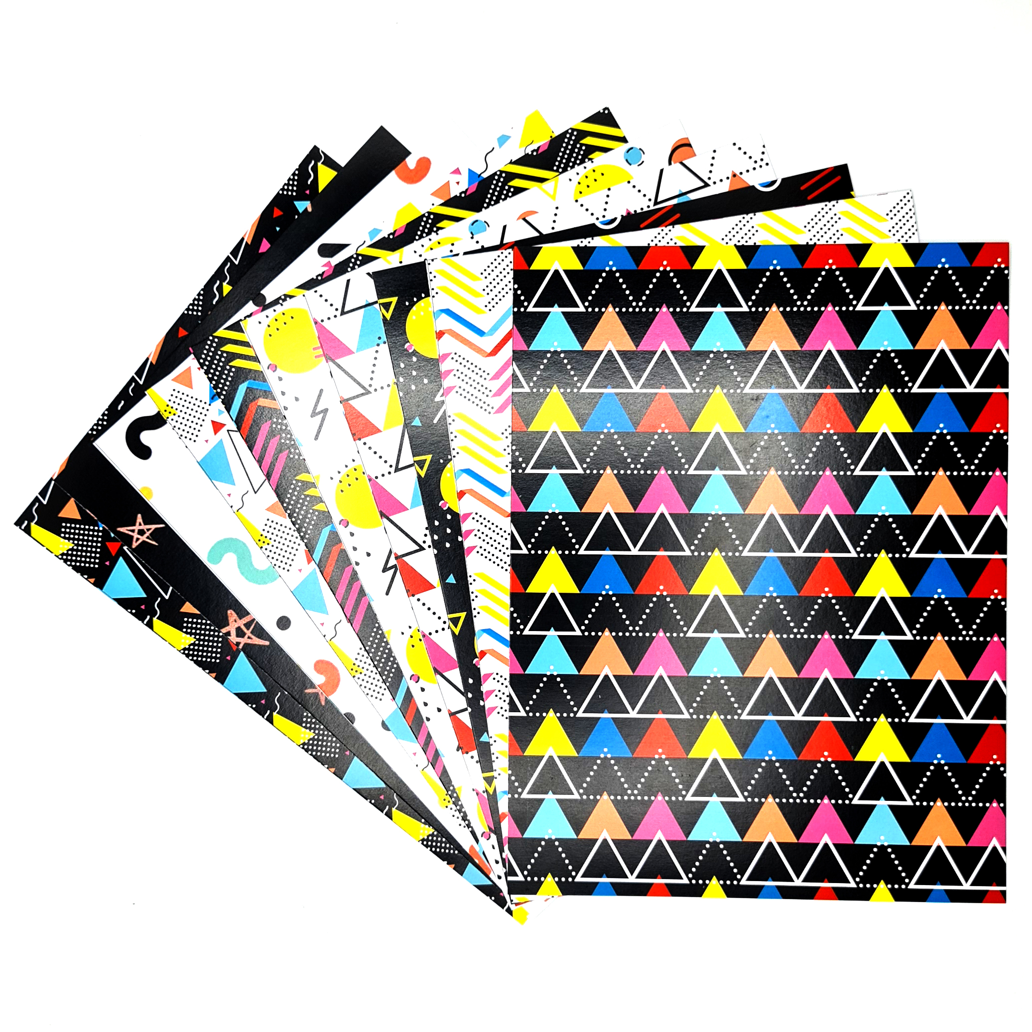 10 Sheets of Geometry Design Pattern Paper