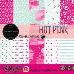 Hot Pink Paper Pack 12 by 12