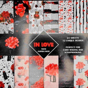 In Love Paper Pack 12 by 12