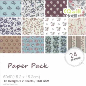 Leaves And Flowers Paper Pack 6 by 6