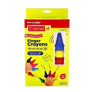 Camel Finger Crayons 10 Shades