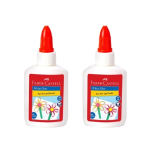 Faber-Castell White Glue – 40ml (Pack of 2)