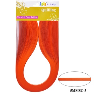 Quilling Paper Strips 5mm – Orange