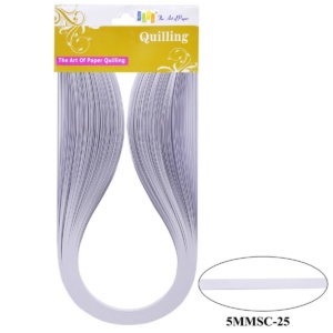 Quilling Paper Strips 5mm – White