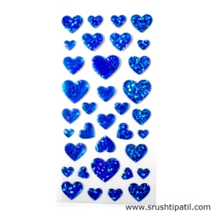 Stickers – 3D Heart (Blue)
